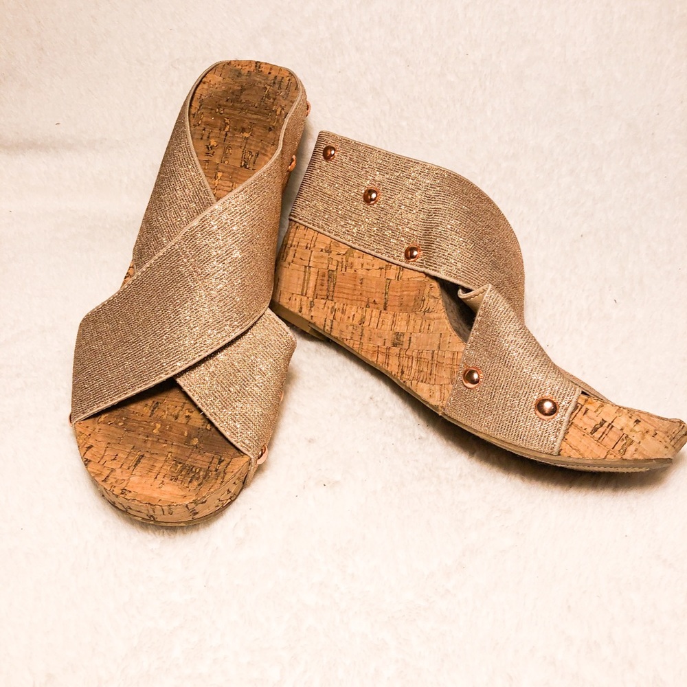 Rose Gold Wedges